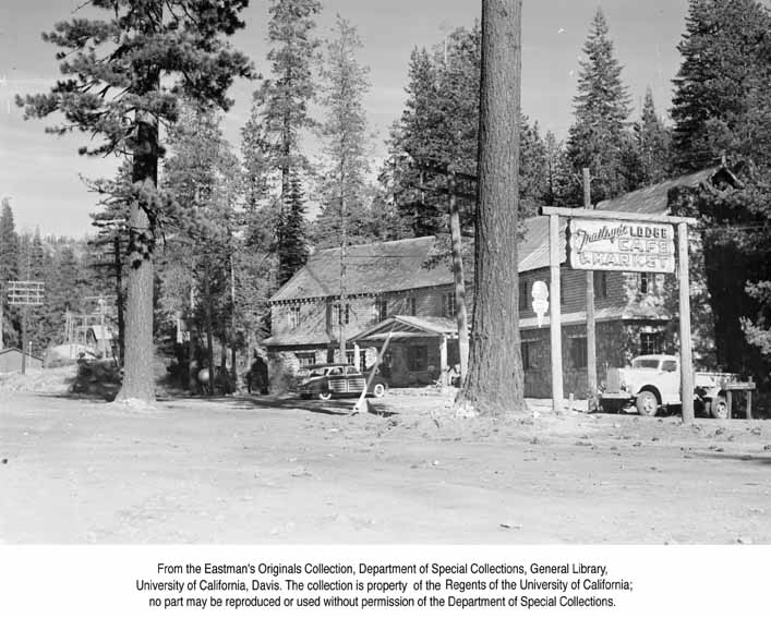 Trailsyde Lodge, Soda Springs, Calif., 1949.