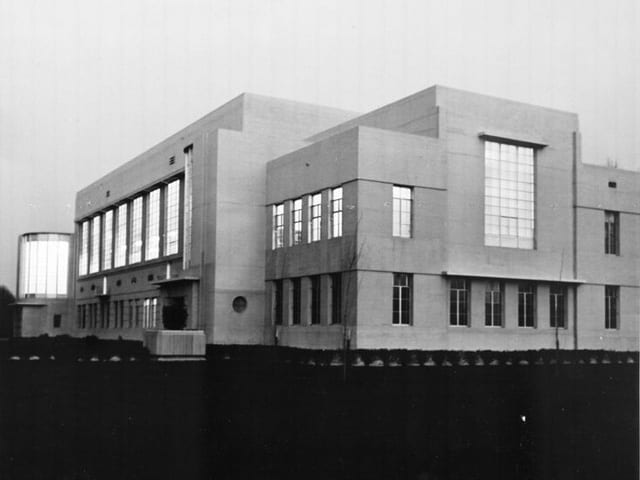 North wing of the Library, circa 1940 .
