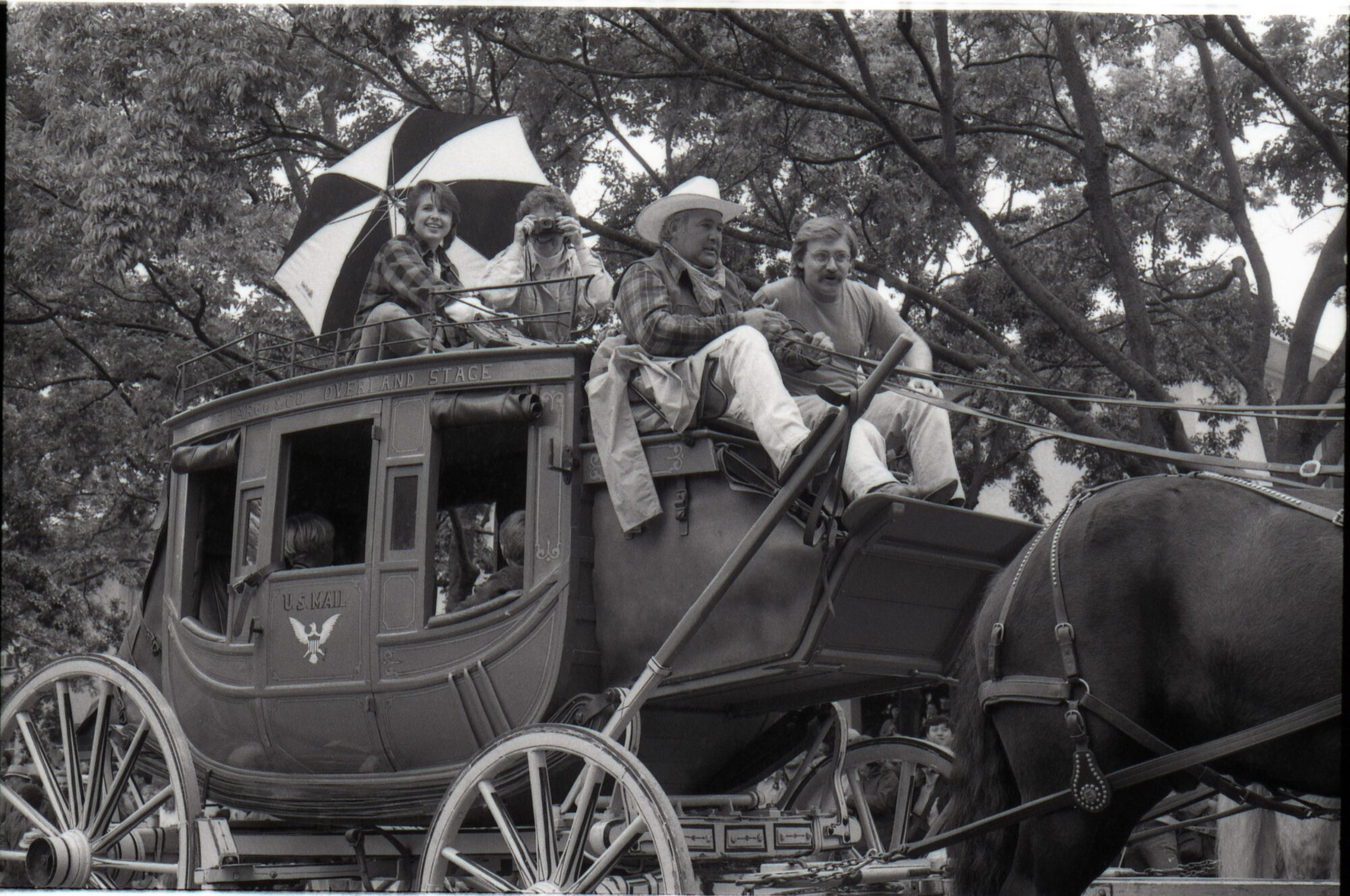 U.S. Mail horse and buggy