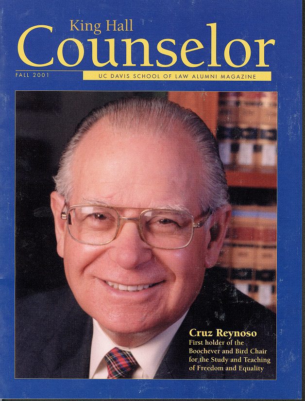 King Hall Counselor, Fall 2001 Issue