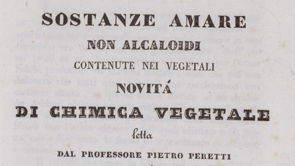 The title page of Sostanze Amare.