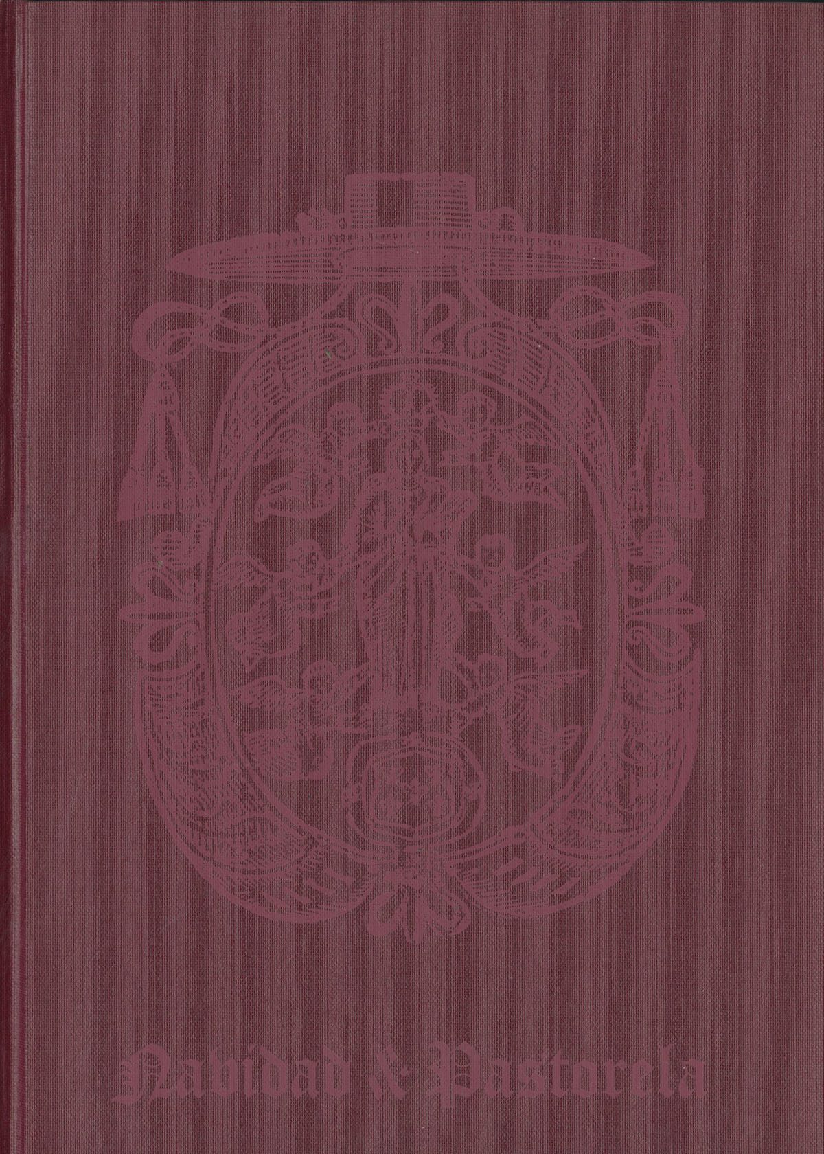 A maroon book cover with an illustration in light pink. The illustration depicts cupid angels surrounding a woman.