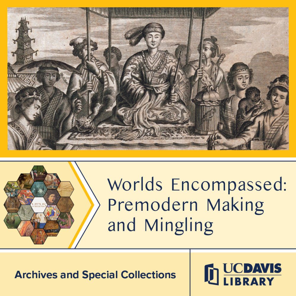 This image features the Chinese emperor of the Qing dynasty (1644–1911), Kangxi (r. 1661–1722), on his throne from the Atlas Chinensis by Arnoldus Montanus and John Ogilby (1671).