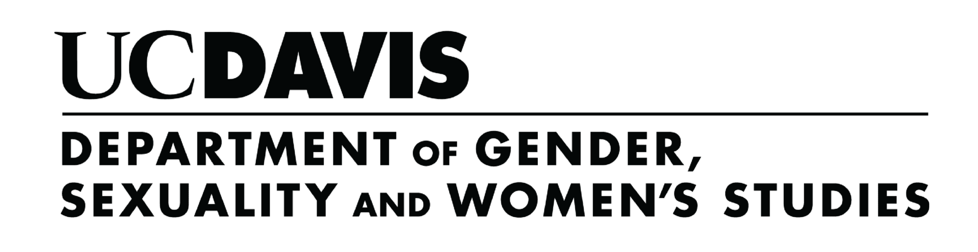 Logo of UC Davis Department of Gender, Sexuality, and Women's Studies
