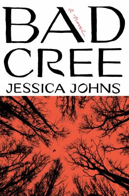 Black Cree with white and red cover with large black title text above an image of bare tree branches against a red sky.