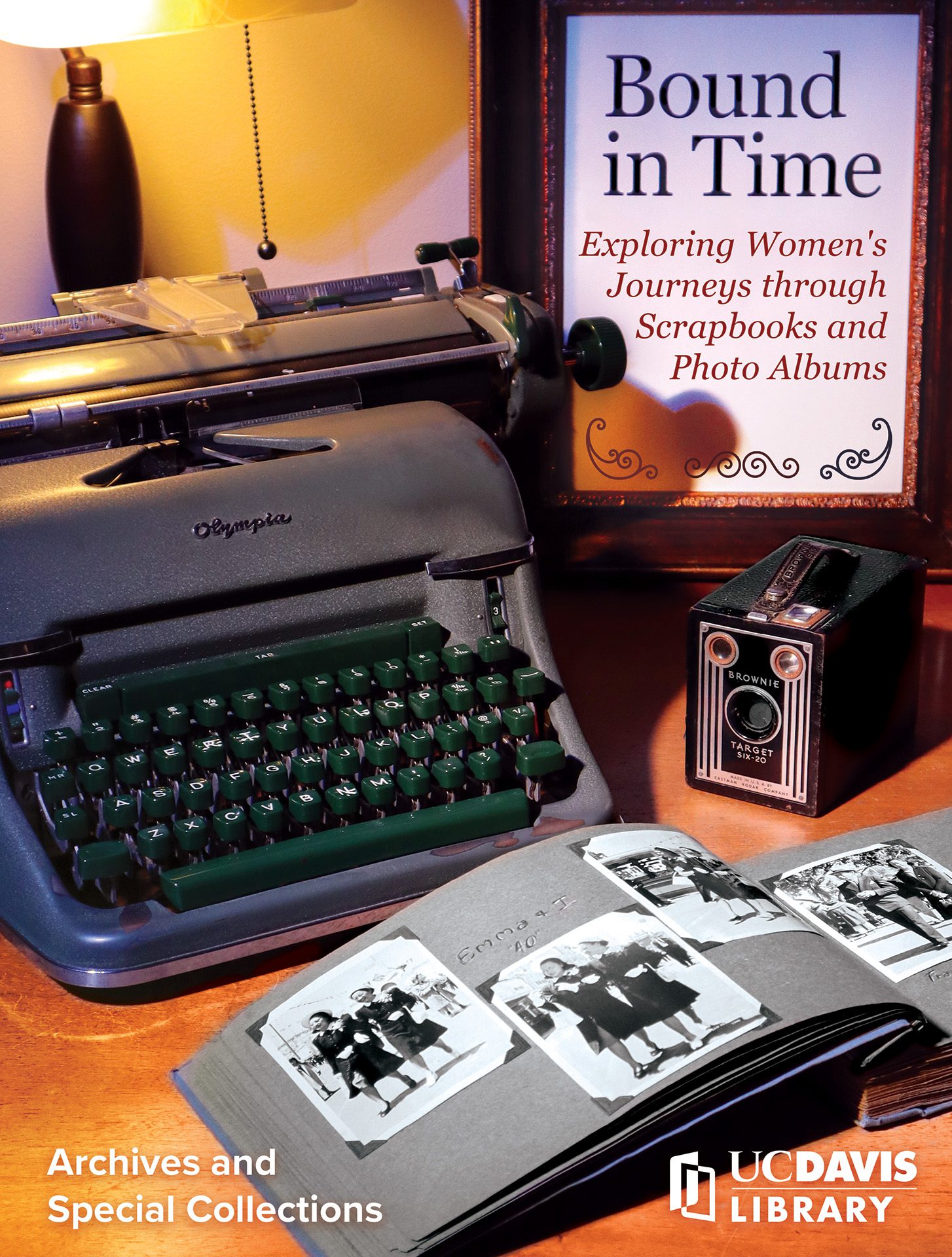 Bound in Time exhibit poster